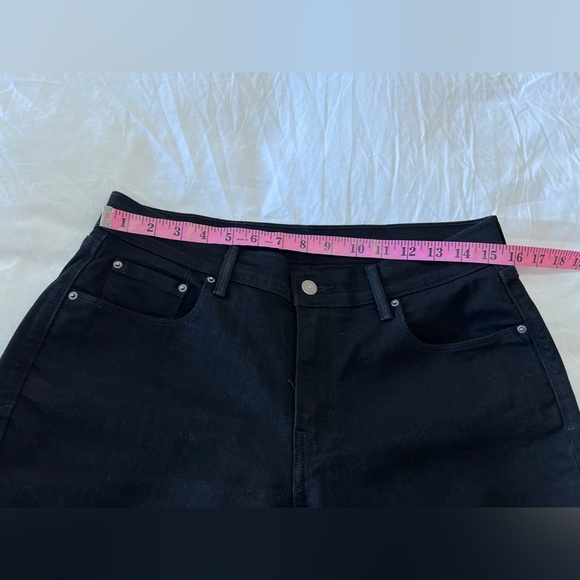 Levis | Women’s SZ 10 (31” Inseam) 505 Jeans Black Denim Straight Leg | EUC - Picture 5 of 9